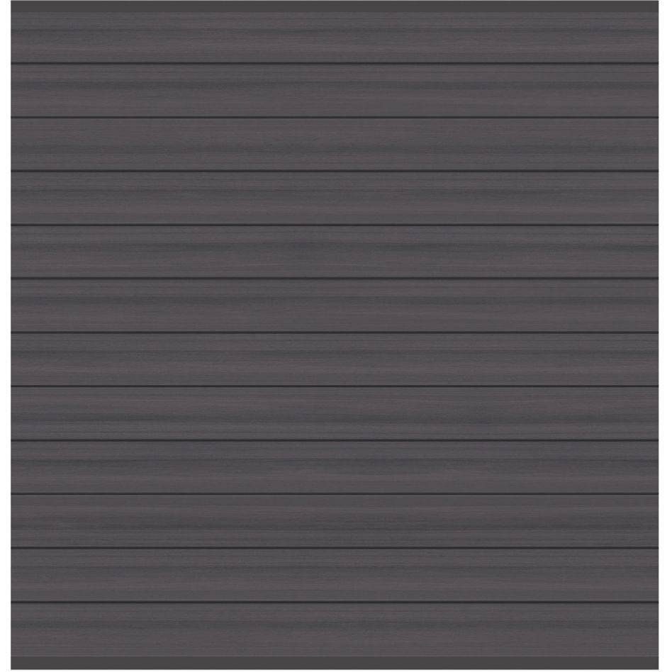 TraumGarten Sichtschutzzaun SYSTEM WPC Platinum Zaunfeld anthrazit Sichtschutz Steckzaun Lamellenzaun günstig