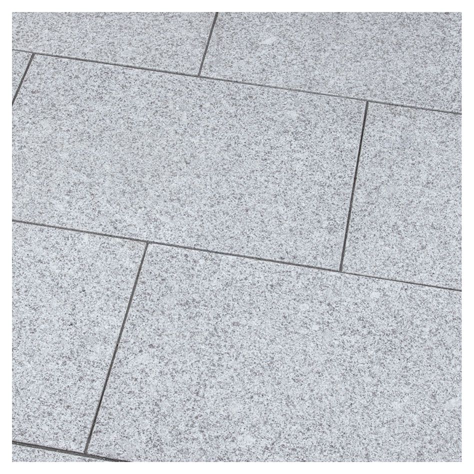 Seltra Natursteine Terrassenplatten BRAVO EXACTA Granit edelgrau Herkunft China, 90x60x3 cm