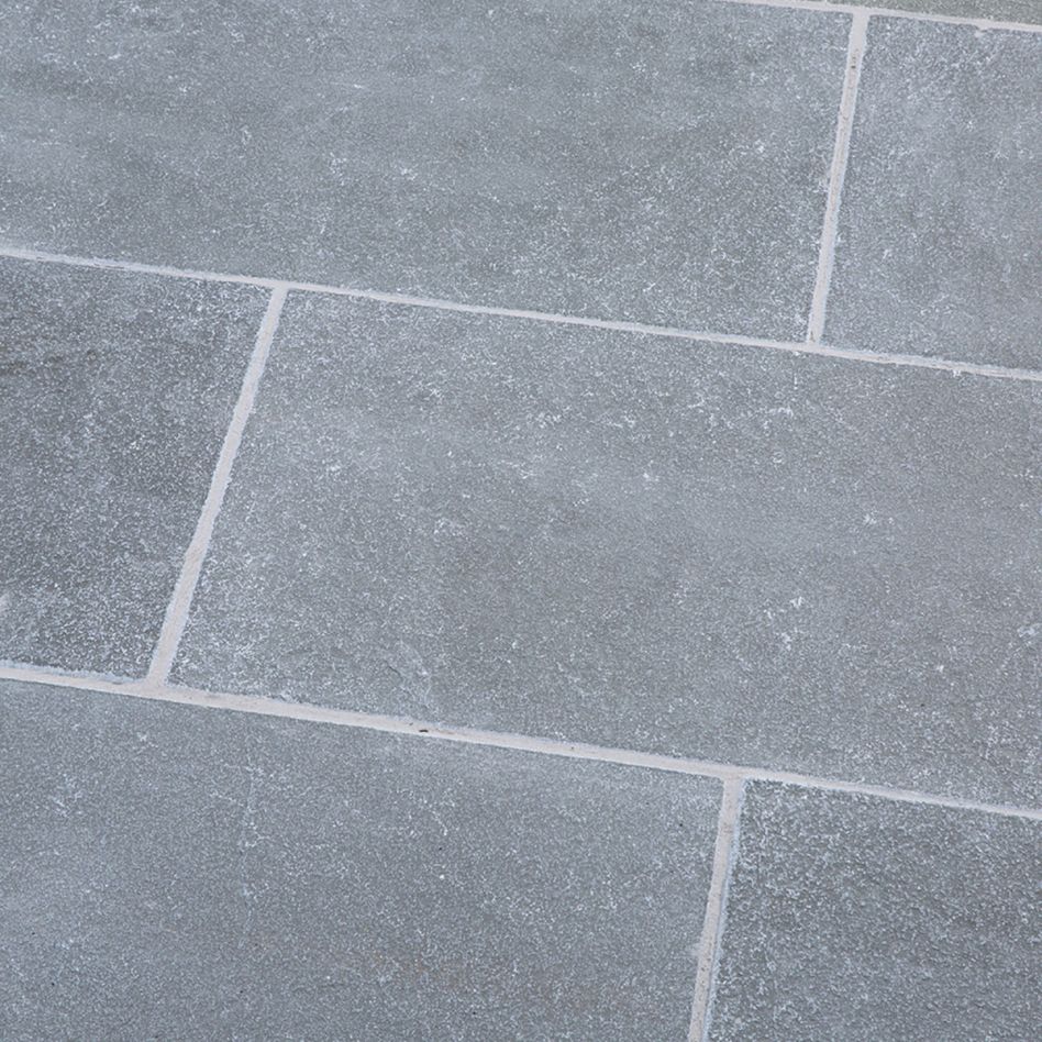 Seltra Natursteine Terrassenplatten MARRAKESCH BLAUGRAU EXACTA Kalkstein grau-blau, 80x40x3 cm