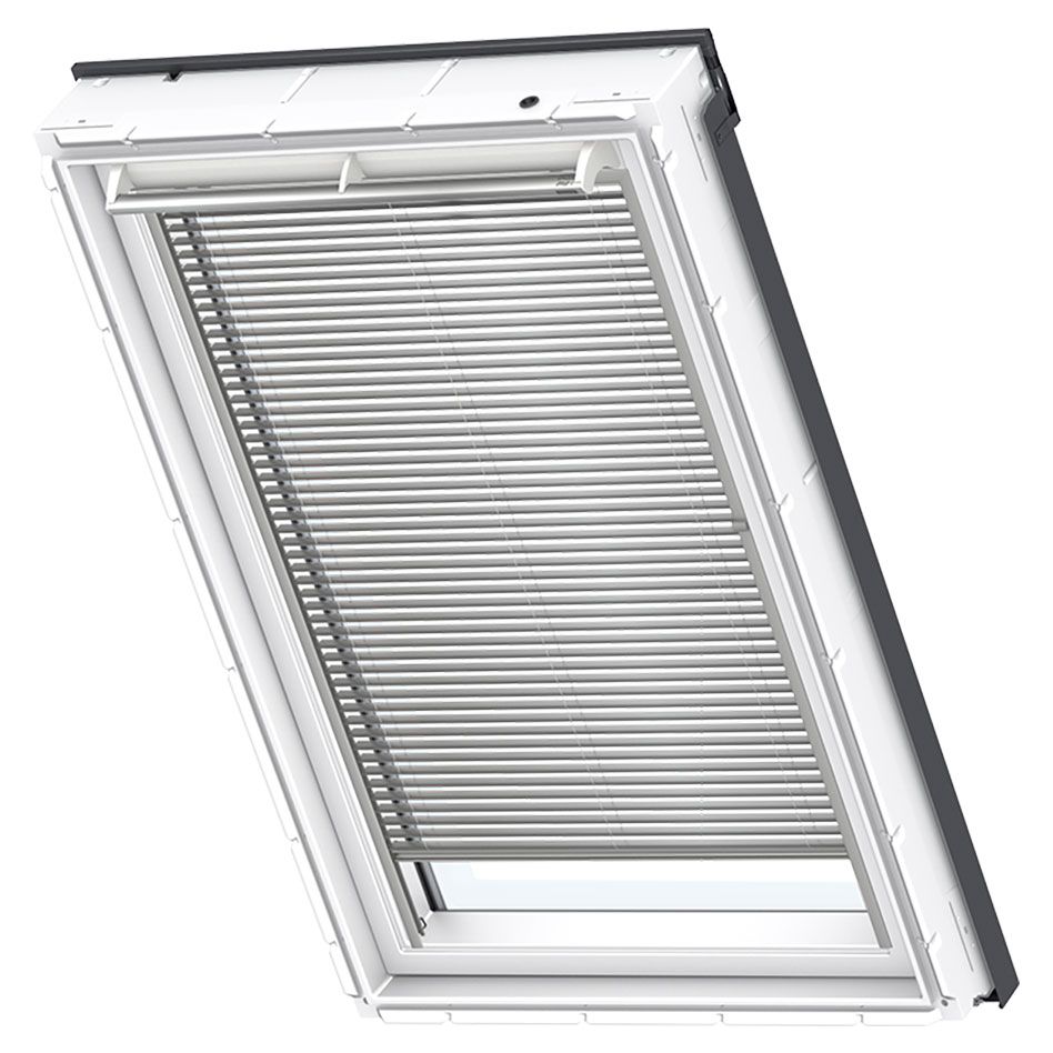 VELUX Jalousette manuell Uni Silber 7057, MK06, Aluminiumschiene,GGU,Manuell,VELUX