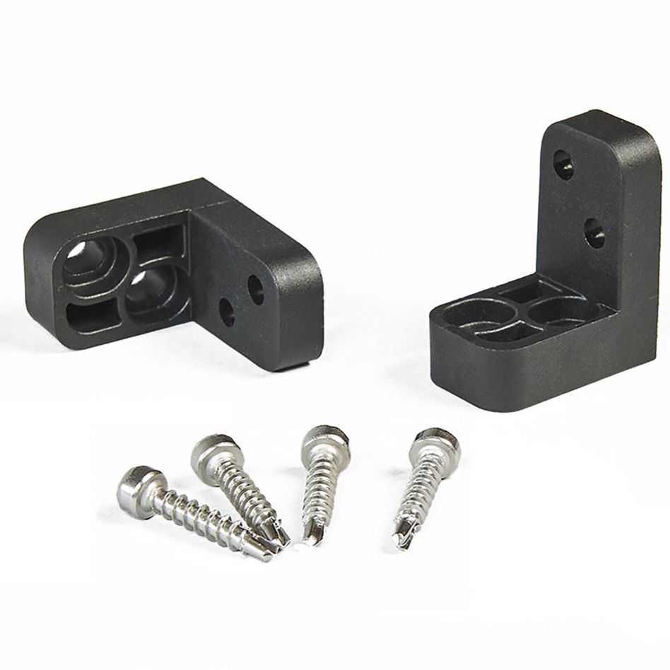 NATURinFORM Terrassenbauwinkel für WPC-Terrassendielen / PP Glasfaser, 10 Stück & 40 Schrauben günstig