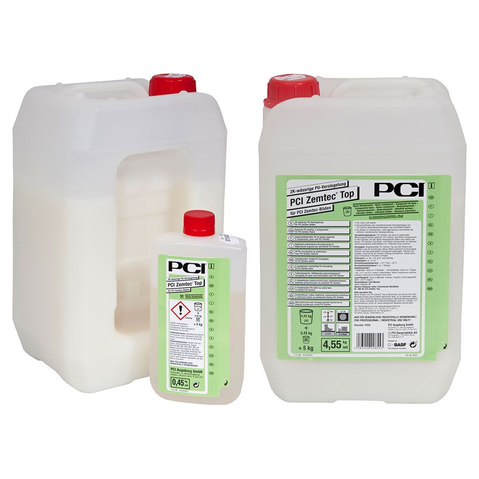 PCI Zemtec Top 2K-wässrige PU-Versiegelung milchig-farblos Versiegelung