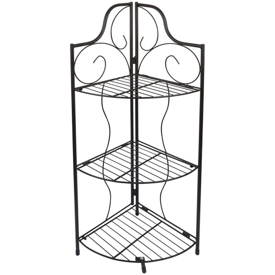 Windhager Pflanzen-Eckregal 3-stufig, 32x32x100 cm