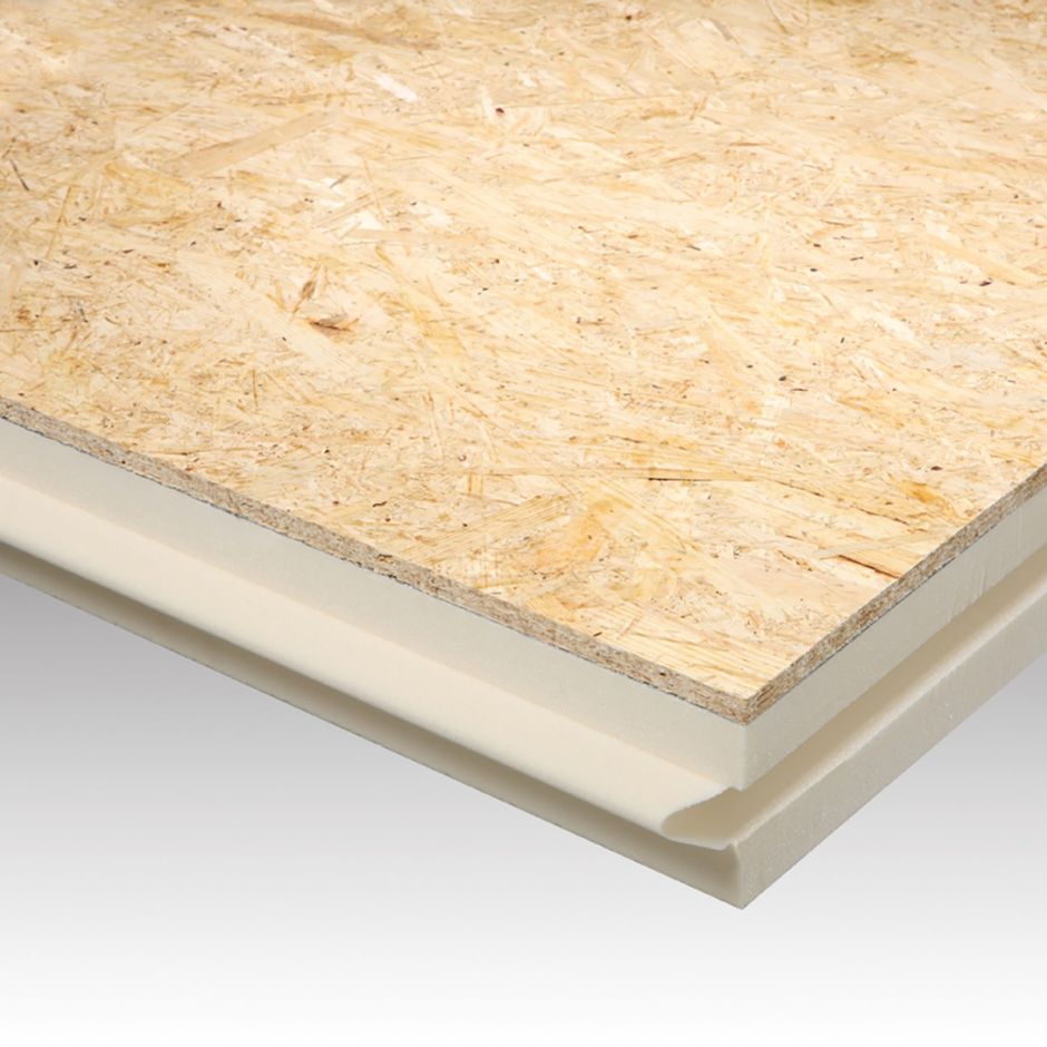 Bauder Dachbodendämmung BauderPIR DHW WLS 023 PU-Hartschaum mit 10mm  Holzfaserplatte Dachdämmung