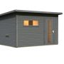 Karibu Woodfeeling Saunahaus Hytti 6 terragrau