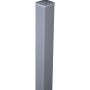 GroJa Alu-Sichtschutzpfosten Silbergrau RAL 7001