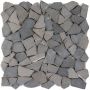 Wellker Natursteinmosaik Recife Graphite 30,5x30,5 cm Mosaikfliesen