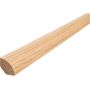 HARO Viertelstab Eiche furniert 2400x14x14 mm Fußleisten