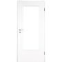 Kilsgaard Zimmertür mit Lichtausschnitt/Glas Weiß lackiert Lamikor Typ 43/LA Rundkante