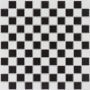 Wellker Keramikmosaik Schwarz Weiß 30,2x30,2 cm Mosaikfliesen 4 mm