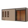 Karibu Woodfeeling Saunahaus Monterey Douglasie