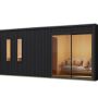 Karibu Woodfeeling Saunahaus Monterey schwarz