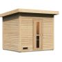 Karibu Woodfeeling Saunahaus Hytti 3 naturbelassen