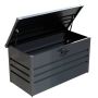 Wellker Gartenbox 320 L Metall Auflagenbox anthrazit Maße: 100x62x62 cm, wasserdicht und abschließbar