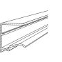 ALWO Kombi-Abschlussprofil pressblank Montageprofil