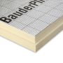 Bauder Dämmplatten mit Stufenfalz PIR FA TE F Dachdämmung beidseitige Deckschicht aus Aluminium, 1200x600 mm (Einbaumaß 1185x585 mm) - verschiedene Stärken