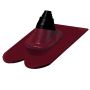 Erlus Biberschwanz Alu-Antennendurchgang maroon Dachziegel Dachdurchführung Antenne