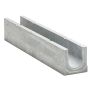 BIRCOplus Entwässerungsrinne NW 100, Nr. 0/0 ohne Innengefälle Entwässerungsrinne mit Nennweite 100mm, Frost-und tausalzbeständiger Beton, einfache Handhabung
