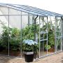 Vitavia Anlehngewächshaus Osiris Tomatenhaus Kombiverglasung Silber