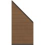 TraumGarten SYSTEM Platinum Zaun Anschluss Set Teak Braun