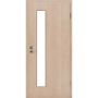 Kilsgaard Zimmertür mit Lichtausschnitt schmal schloßseitig Nova Ahorn Lamikor Typ 43/LA S-05 Rundkante