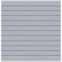 TraumGarten WPC-Sichtschutzzaun Rundum-Sorglos-Paket CLASSIC Grau/Silber Sichtschutz Steckzaun Lamellenzaun