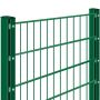 Doppelstabmattenzaun Rundum-sorglos-Paket Moosgrün