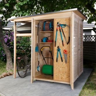 weka Gartenschrank Garten[Q] Multi Naturbelassen Geräteschrank