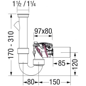 KESSEL-Rückstaudoppelverschluss-Staufix-Siphon-HT-Waschmaschinenanschluss-1