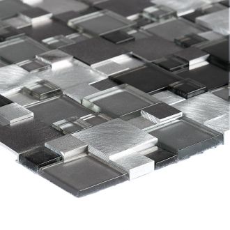 Kombimosaik-Glas-Metall-Grey-Brushed-1
