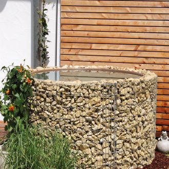 bellissa Gabionen Wasserfass Regenfass Gartenteich BENZ24
