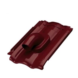 Erlus Forma Alu-Solardurchgang maroon Dachziegel Dachdurchführung