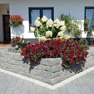 53+ Mauersteine Grau Anthrazit, Ob zur einfassung einer terrasse oder