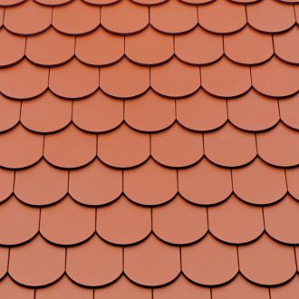 BRAAS Opal Standard Matt kupferrot engobiert Dachziegel